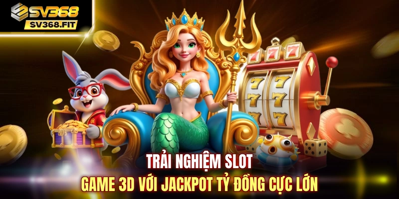 Trải nghiệm slot game 3D với Jackpot tỷ đồng cực lớn 